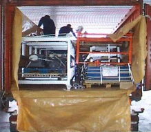 屋外用防錆フィルム用途例 コンテナ内