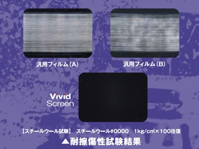 フッ素系撥水ハードコートフィルムの高硬度・耐擦傷性