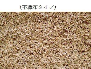 硫化水素吸着フィルター不織布タイプ