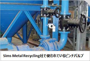 金属リサイクル産業におけるPVEGバルブ