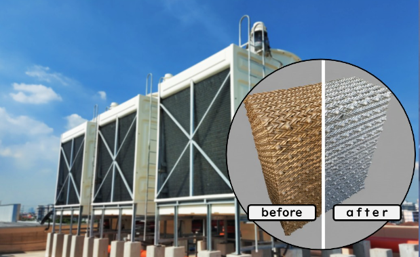 クーリングタワー(冷却塔)特別洗浄ソリューション